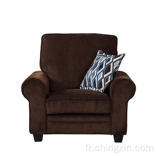 Prix ​​usine un canapé de tissu d&#39;ameublement de places Ensembles de canapé Velvet Couch Mobilier de salon moderne